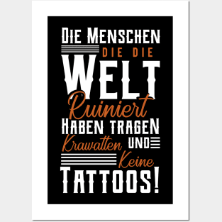 Tattoo Saying In German Word - v8 Posters and Art